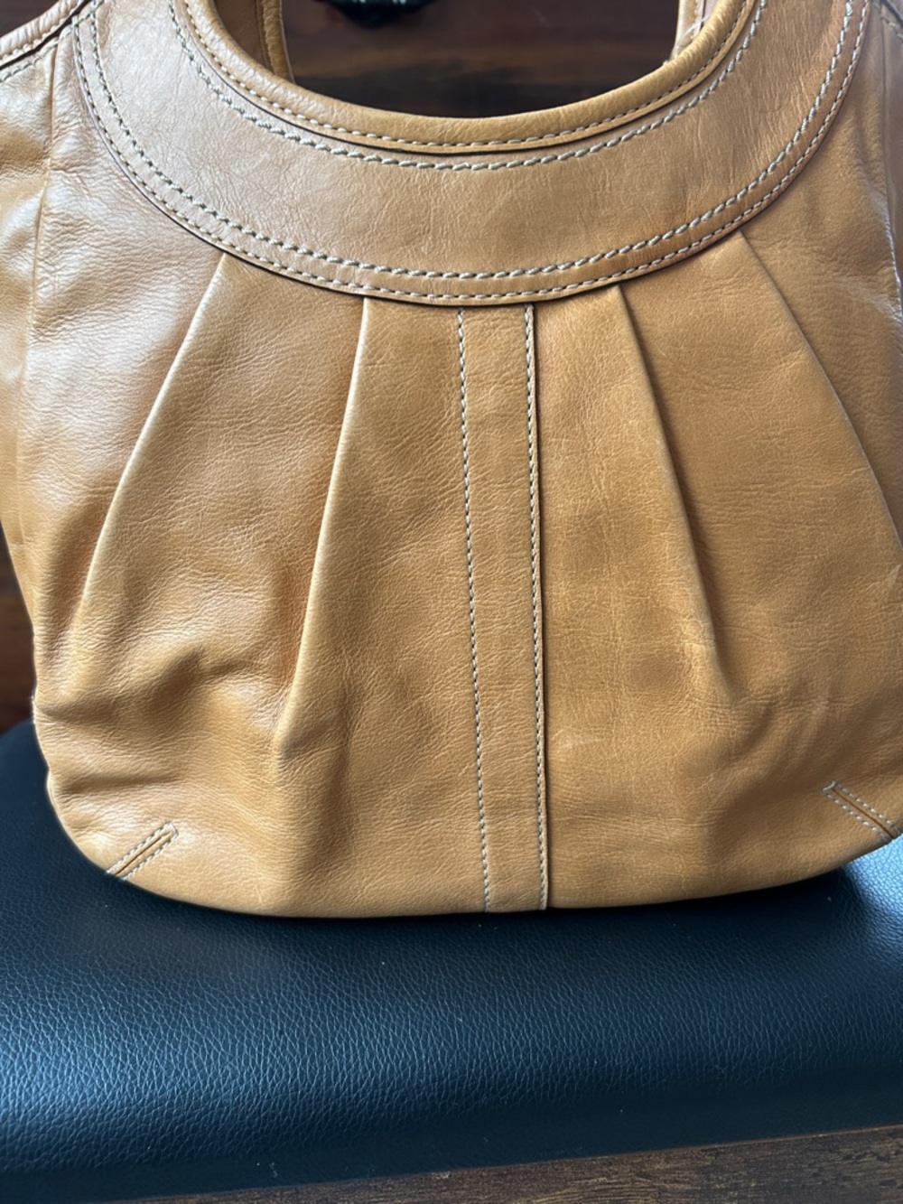 NWT Authentic Tan Leather COACH Ergo Hobo Bag. - Picture 6 of 11